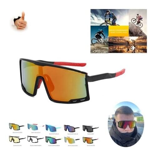 New Sunglasses Men Brand Designer Square Sports Sun Glasses for Men Driving Fishing Black Frame Goggle UV400
