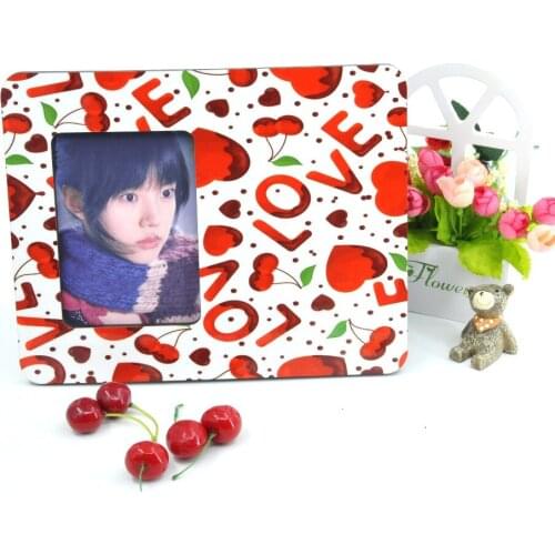 Sublimation blank DIY Wooden photo frame for pictures MDF OEM frame photo gift painting print decorative