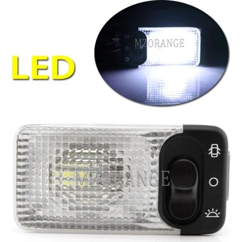 LED Car Interior Dome Reading Light Lamp For Peugeot 206 CC 207 For Citroen C1 C2 C3 Car Reading Light With Switch High Quality