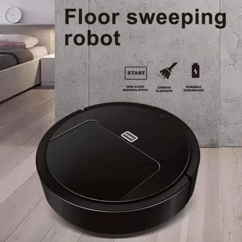 Sweeping Robot Smart 3 in 1 Design USB Automatic Cleaning Sweeper Lazy Vacuum Cleaner Sweeping Vacuuming and Mopping for Home