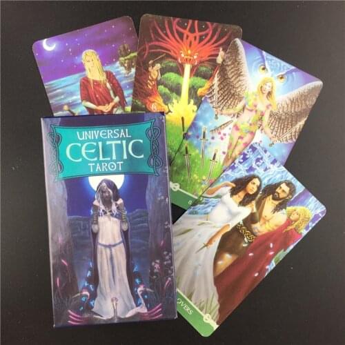 Universal Tarot Card Full English Guidance Divination Fate Tarot Card Family Party Deck Board Game Playing Cards