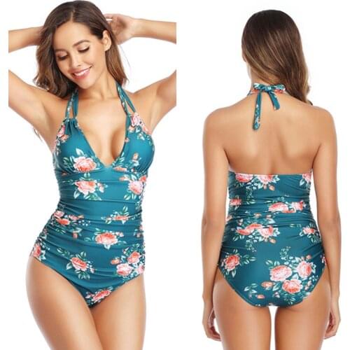 Plus Size Bahting Suit Women One Piece Swimsuit Trikini Swimwear 2021 Print Beach 2020 One-piece Swimsuits XXL Large Size