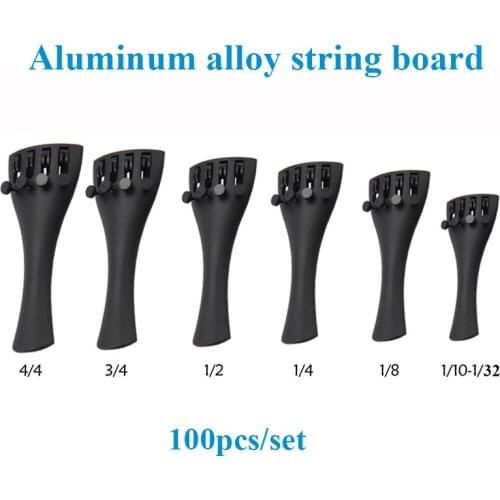 100pcs 4/4 3/4 1/2 1/4 1/8 Aluminum alloy string board with tail rope and Violin Fine Tuning ,violin parts,violin accessories