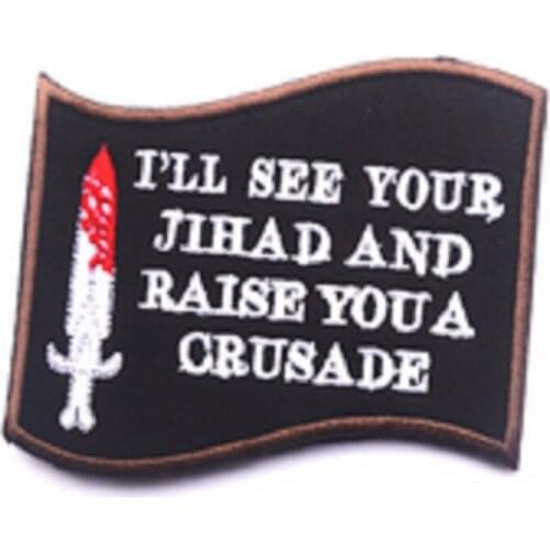 3D Embroidery Patches Armband Loop And Hook U.S.A Flag Stress Therady Embroidery Patches Armband