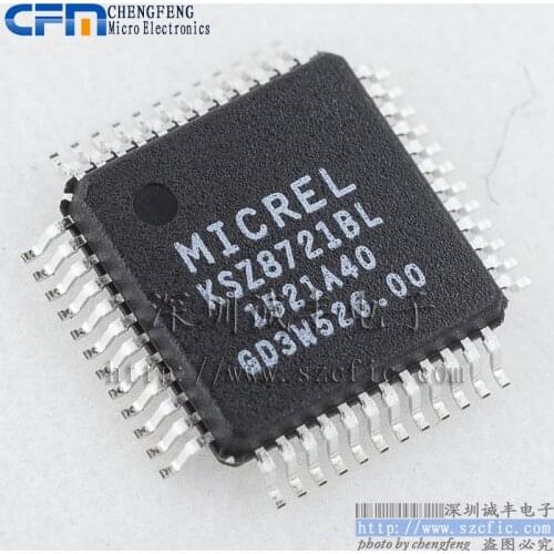 5pieces KSZ8721BLTR KSZ8721BL KS8721BL QFP