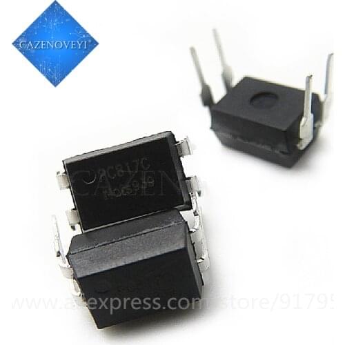 50pcs/lot PC817B PC817C DIP-4 PC817 817 817B EL817 LTV817A LTV-817-A High Density Mounting Photocoupler In Stock