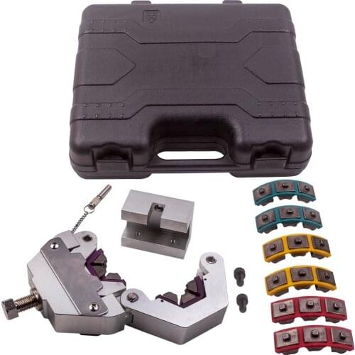A/C Hose Crimper Repair Tool Kit Die Yoke Arbor Set for Hose #6 #8 #10 #12