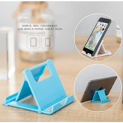 Phone Holder Desk Stand For Your Mobile Phone Tripod For iPhone 12 11 Pro XS Huawei Xiaomi Plastic Foldable Desk Holder Stand