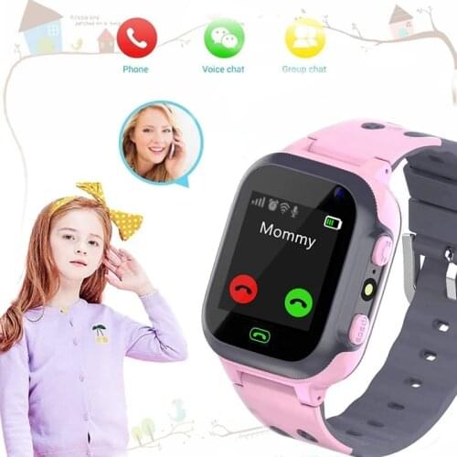 LIGE New Kids Smart watch for Children SmartWatch Baby Watches SOS Call LBS Location Finder Locator Tracker Anti Lost Monitor