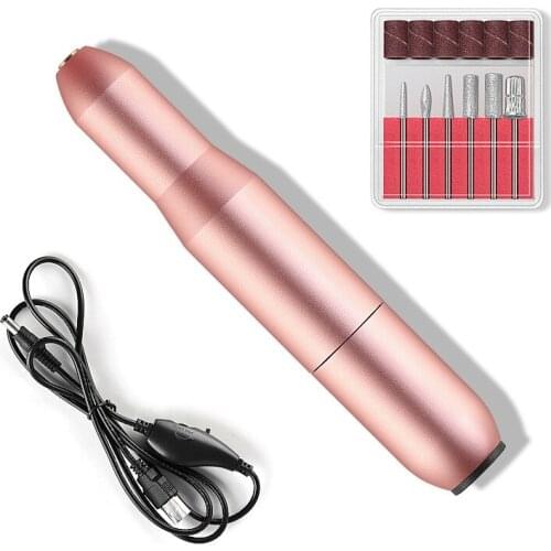 Portable Pen Electric USB Electric Nail Drill Machine For Home Salon Professional Manicure Machine Set Manicure Pedicure Tool