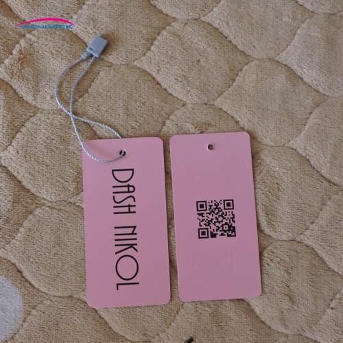 Custom printed price paper gift hang tag/logo swing hang tag /free fee design hangtag