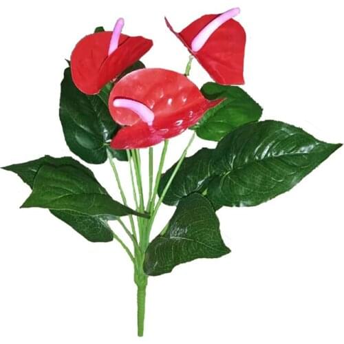 Artificial flower Fake Plant Plastic Flowers Simulation Plant Indoor Green Plant Fake Flower decor For Wedding Home Garden Decor