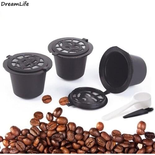 Coffee Capsule for Nespresso Refillable Capsule Filter Reusable Cafe Tool Food Grade Material for Coffee Machine dolce gusto v60