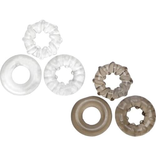 Penis Ring Delay Ejaculation 3Pcs/set Sex Toys for Men Cock Ring Male Masturbator