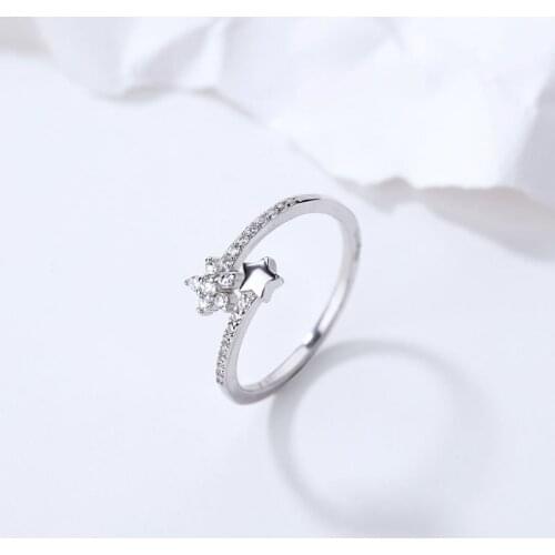 Lit-Gaze Women's Silver Rings