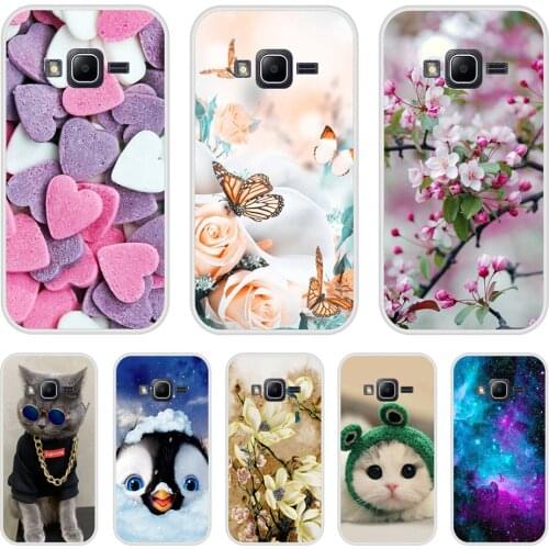 Cute Case For Samsung J1 Cases Silicon TPU on Samsung Galaxy J1 2016 J120 Samsung J1 Mini Prime Pattern Painted Soft Shell Coque