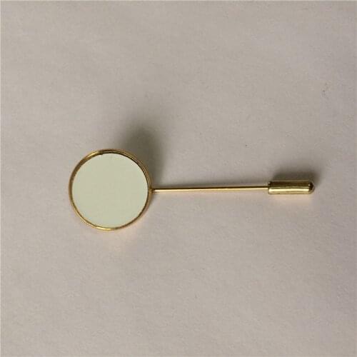 Fashion pins for sublimation pin jewelry for heat tranfer printing blank women brooches DIY consumable material 07761
