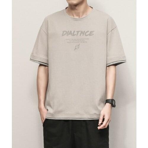 Short Sleeve T Shirt Men 2020 Summer Loose Tshirt Top Tees HIP HOP PUNK ROCK Fashion Clothes Plus Size M-4XL 5XL O NECK