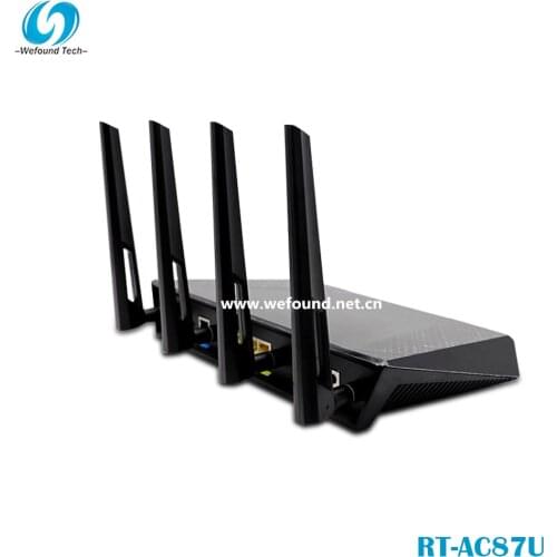 Original Perfect work for RT-AC87U 802.11 AC2400Mbps Dual Band Gigabit Router Wireless WiFi Router with 4x4 MU-MIMO Antenna