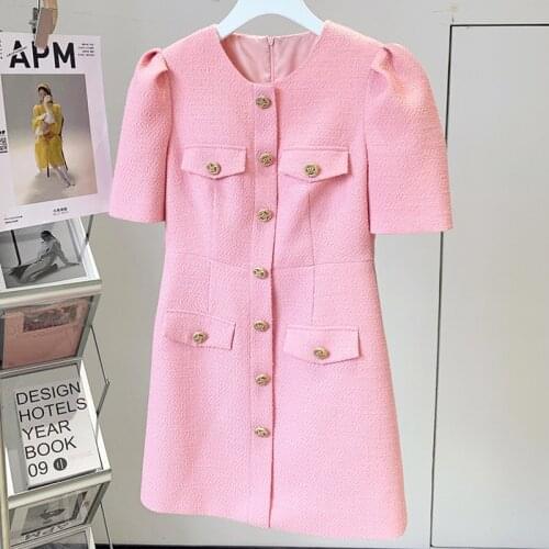 Prowow Pink Summer Dresses