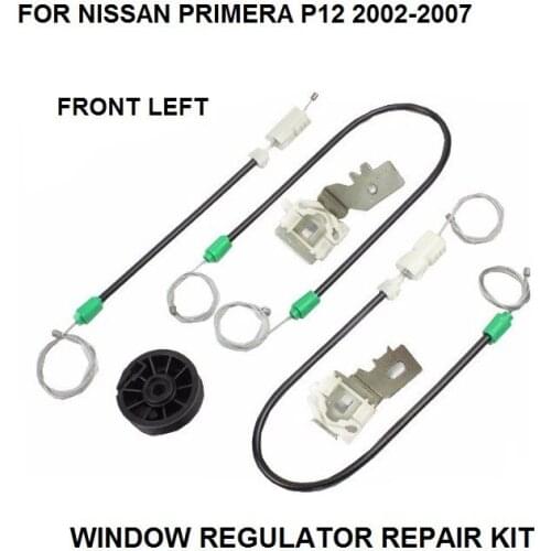 FOR NISSAN PRIMERA P12 ELECTRIC WINDOW REGULATOR REPAIR KIT FRONT LEFT 2002-2007