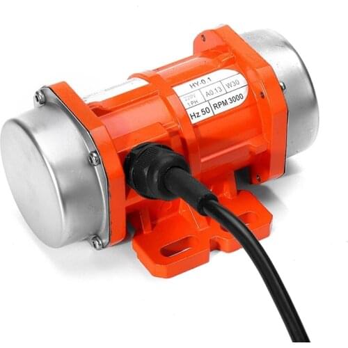 HOT-Concrete Vibrator Vibration Motor 30W 220V 3000Rpm Single Phase Aluminum/Motor Speed Controller