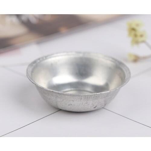 1/12 Dollhouse Miniature Mini Iron Basin Model Kitchen Decor Accessories Toys