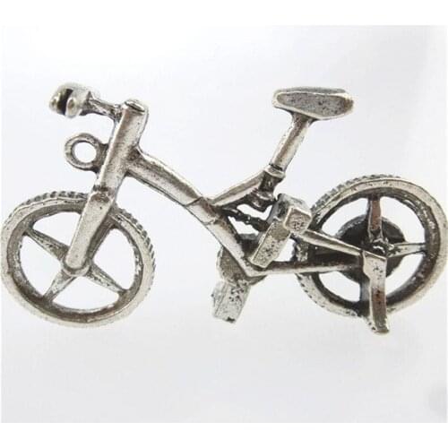 1pc Antique Silver Metal Bike Bicycle Charms Pendants DIY Jewelry Findings Accessories 13116
