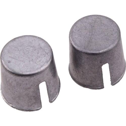 2 pcs Universal Silver Car Battery Post Lead Shim for Worn Posts