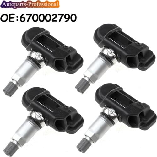 4 PCS Car Auto accessorie TPMS Tire Pressure Sensor 433MHZ For Mercedes GLA X156 670002790 0009050030 A0009050030 A0009050030Q01