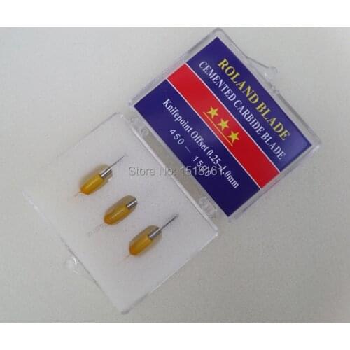 60 pcs 30 Degree High Quality Blades Gcc Liyu Redsail Roland Cutting Vinyl Cutter Plotter Roland Cutting Plotter Blade