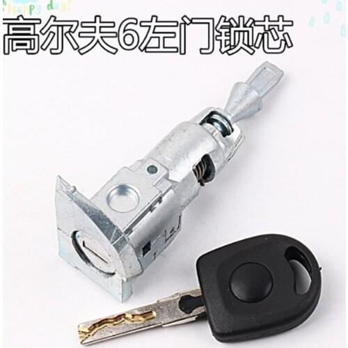 DAKATU OEM Auto Left Front door lock cylinder for VW GOLF 6 Driver door lock repair kits