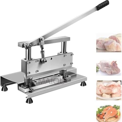 Household Meat Slicer Machine Meat Bone Cutting Machine Commercial Stainless Steel Chicken Duck Fish Lamb Chops Cutter