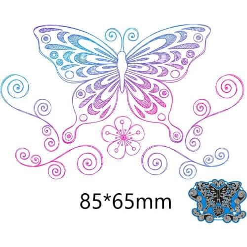 Flower Butterfly Metal Cut Dies Stencils for Scrapbooking Stamp/Photo Album Decorative Embossing DIY Paper Cards