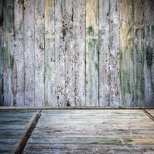 Dusty Gray Wooden Wall and Floor Backdrop Party Photography Background Baby Shower Celebration Photo Booth Studio Decor