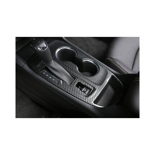 LHD Carbon Fiber Interior Gear Shift Panel Cover For Chevrolet Equinox 2018-2020