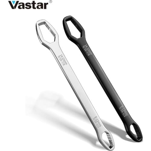 Double-Head Key Multifunction Screw Nuts Wrenches Repair Hand Tools For Car Bicycle Ratchet Wrench Universal Spanner 8-22mm