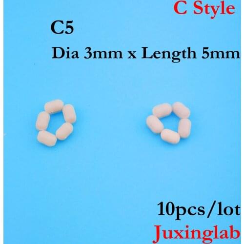 Laboratory PTFE Magnetic Stirrer Mixer Stir Bar C Style C5 Dia3mm x length 5mm 10pcs/ pack