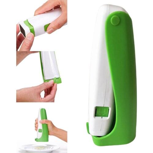 Garlic Mincer Stainless Steel Blade, Easy Squeeze, Rust Proof, Dishwasher Safe, Easy to Clean