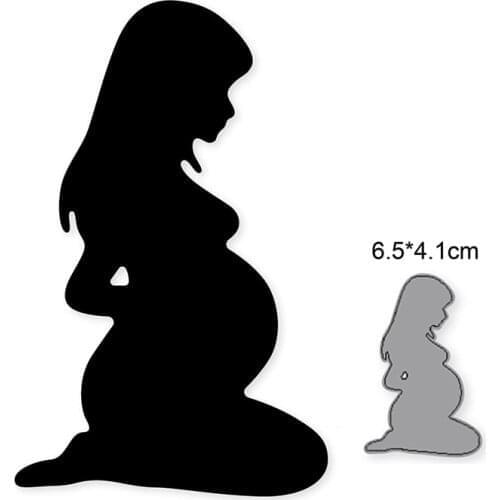 Cute Mother Baby Cutting Dies For Scrapbooking Stencil Card Making Photo Ablum Embossing Decration Diy Metal Mod