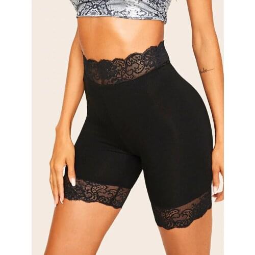 Fashion Women Stretch Safety Safety Short Pants Summer Lace Slim Underwear Breathable Safety Short Pants for womens Skirt dress