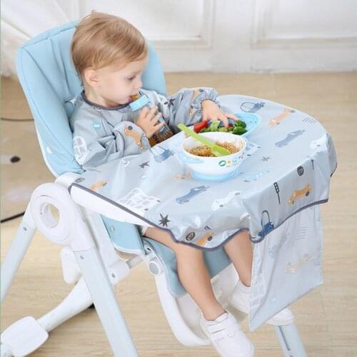 Newborns Bib Table Cover Baby Dining Chair Gown Waterproof Saliva Towel Burp Apron Food Feeding Accessory