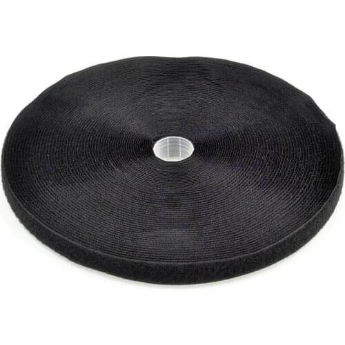 Wholesale 1cm width 25m Length a pair Garment accessories Household DIY materials hook&loop strap Snap button