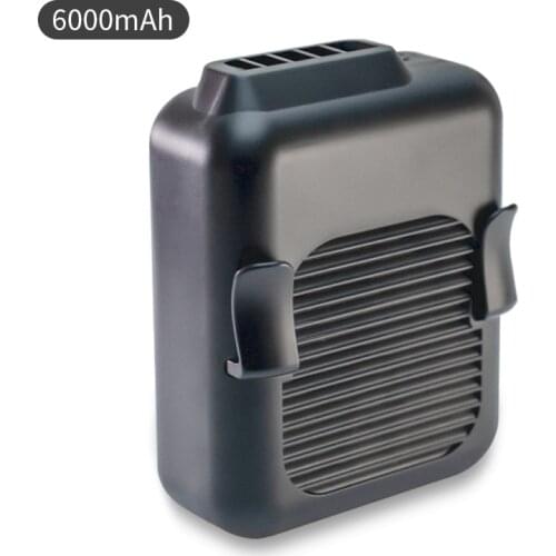 Hanging waist small fan hanging neck lazy waist hanging fan outdoor USB belt handheld construction site cooling handheld fan