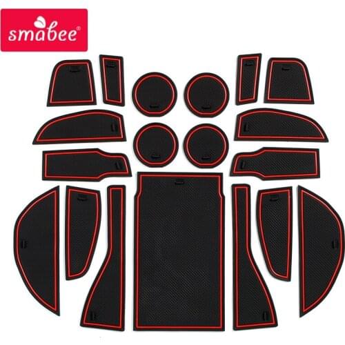 Anti-Slip Gate Slot Mat for Lexus NX 200T 300 300H AZ10 2015 2016 2017 2018 2019 Accessories Rubber Coaster NX200T NX300 NX300h