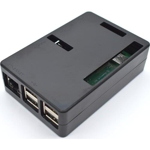 Lonten Factory direct supply Injection molding suitable for raspberry pi case 3B / 2B+ motherboard suitable for black shell