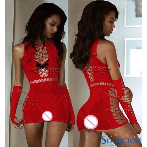 SWT Sexy Lingerie For Women Lace Erotic Babydoll Dress For Sex Mesh Bodystocking Fishnet Stockings Teddy Erotic Costumes