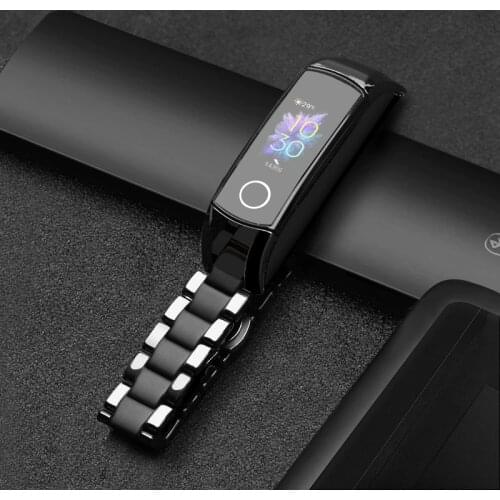 Ceramic bracelet for honor band 5 4 Replacement strap adjustable size for huawei honor band 4 Quick release honor band 5 strap