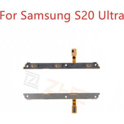 For Samsung Galaxy S20 Ultra Power Volume Side Key Button Flex Cable ON OFF Switch Flex Cable Replacement Repair Parts Test QC