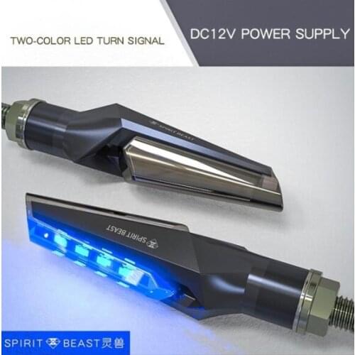 SPIRIT BEAST LED Indicator Motorcycle Turn Signal Lights DRL Flashers for KAWASAKI Ninja400 Dirt Pit Bike MSX X-ADV R125 FZ1 FZ6